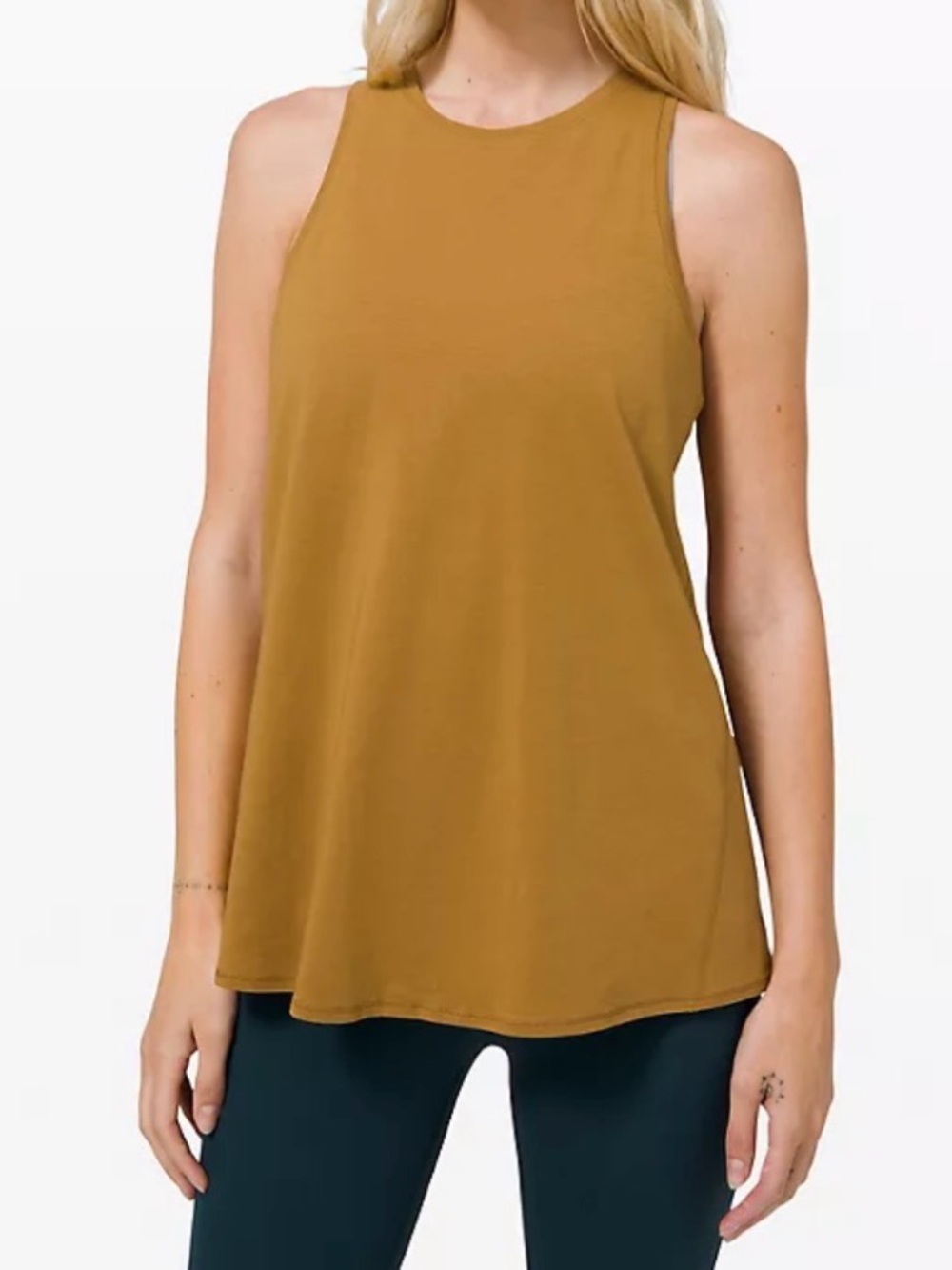 Lululemon All Tied Up Tank *Pima Cotton in Spiced Bronze size 8